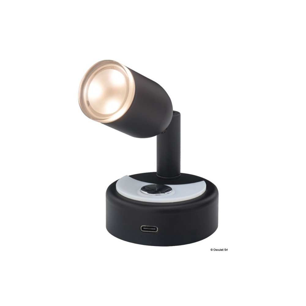 Spot LED finition noir
