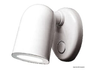 Spot halogène Batsystem Tube ABS blanc