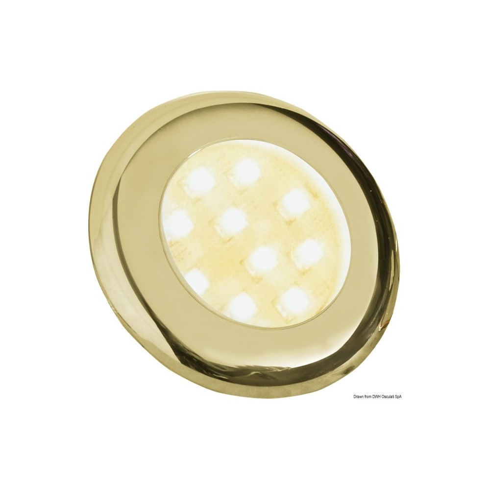 Plafonnier LED Batsystem Nova 2 doré