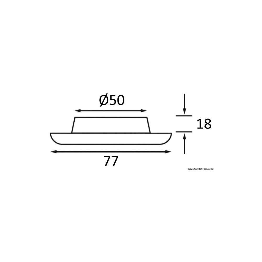 Plafonnier Batsystem Nova Classic ABS blanc – Image 2