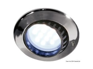 Spot Batsystem Comet ABS chromé 9 LED