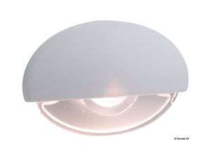 Lumière de courtoisie LED encastrement chromée/blanc