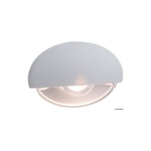Lumière de courtoisie LED encastrement chromée/blanc