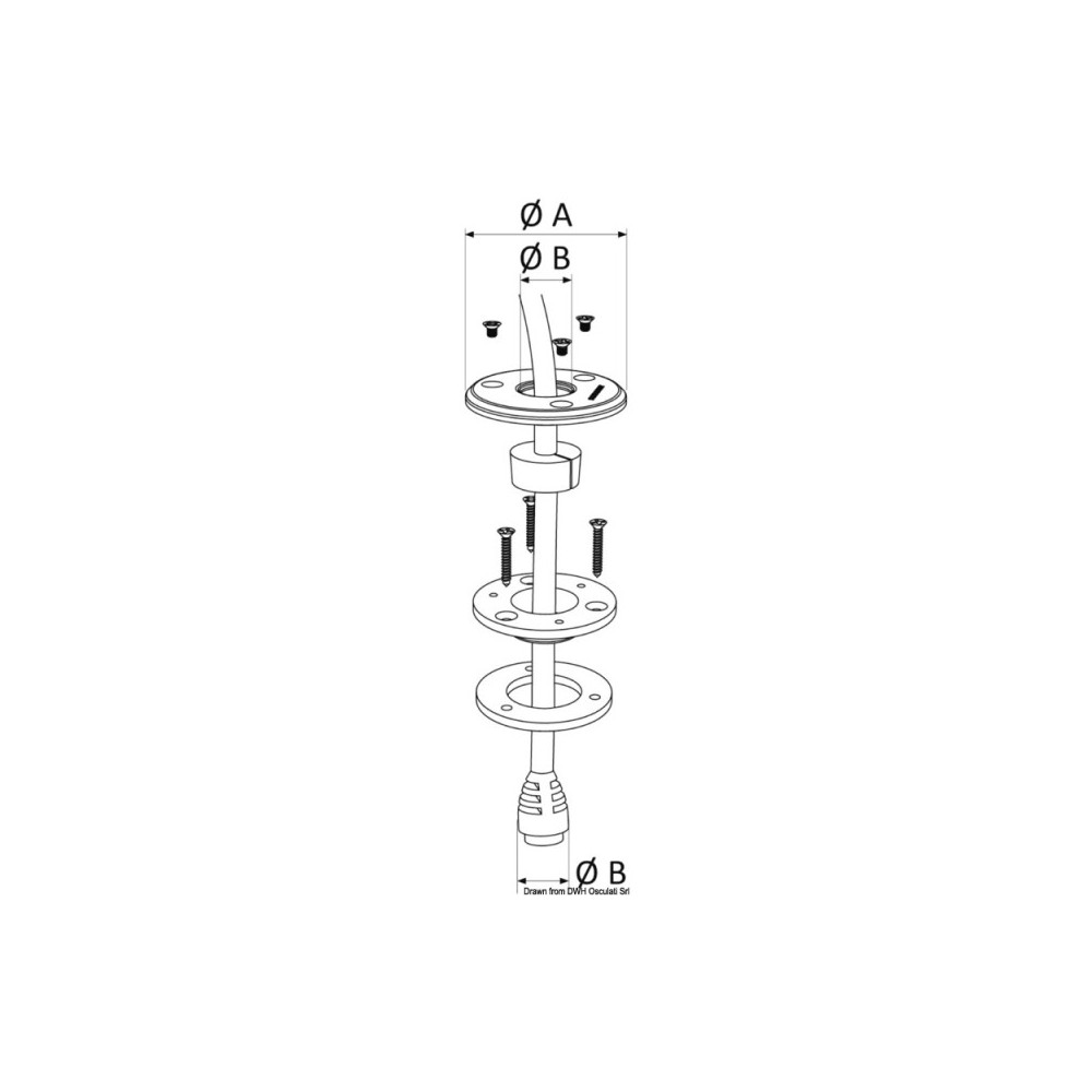 Presse-étoupe inox Low Profile Ø 4/9 mm – Image 3
