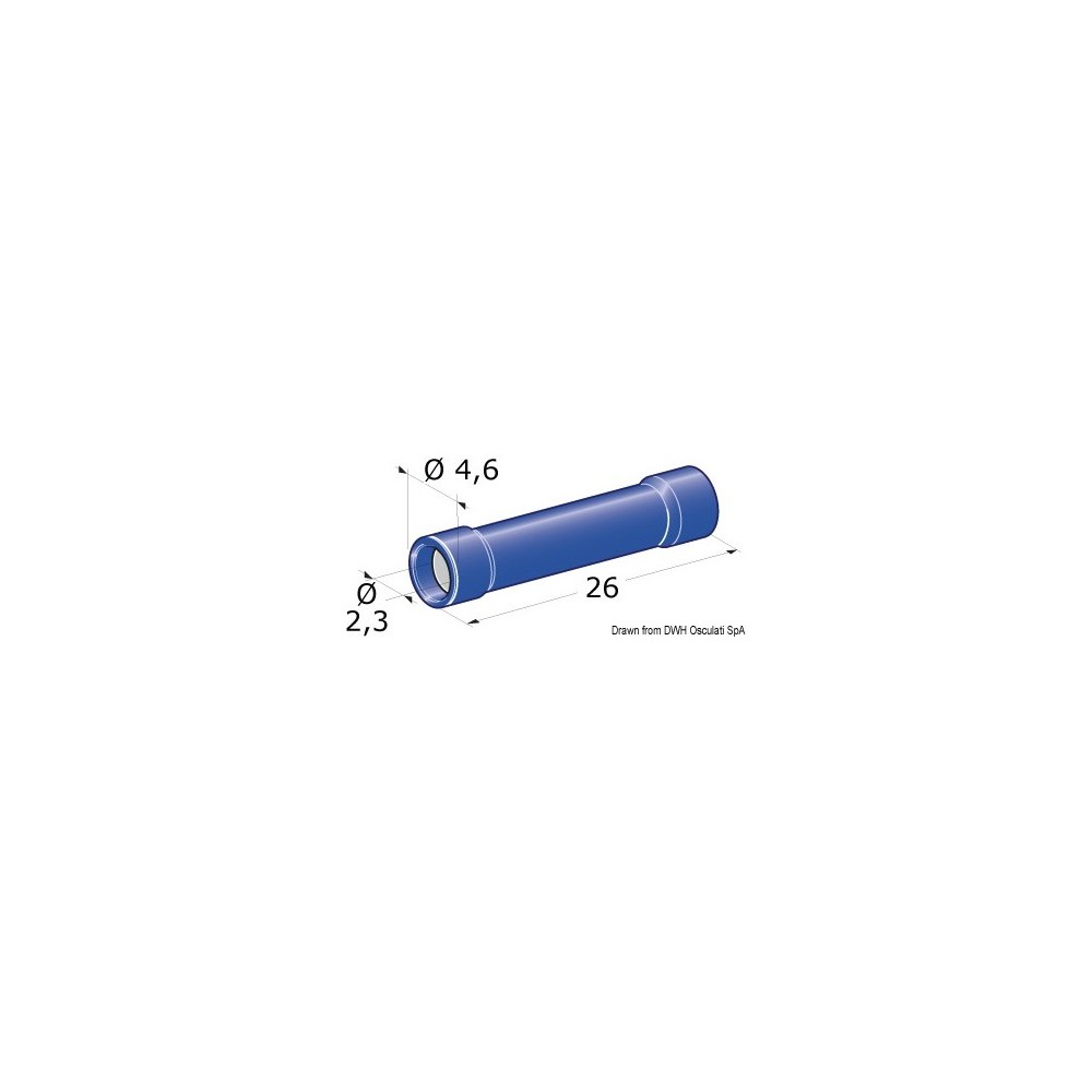 Fiche + jonction femelle 1-2,5 mm²