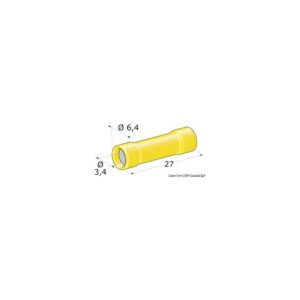 Fiche + jonction femelle 2,5-6 mm²