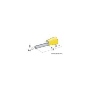Fiche + jonction mâle 2.5-6 mm²