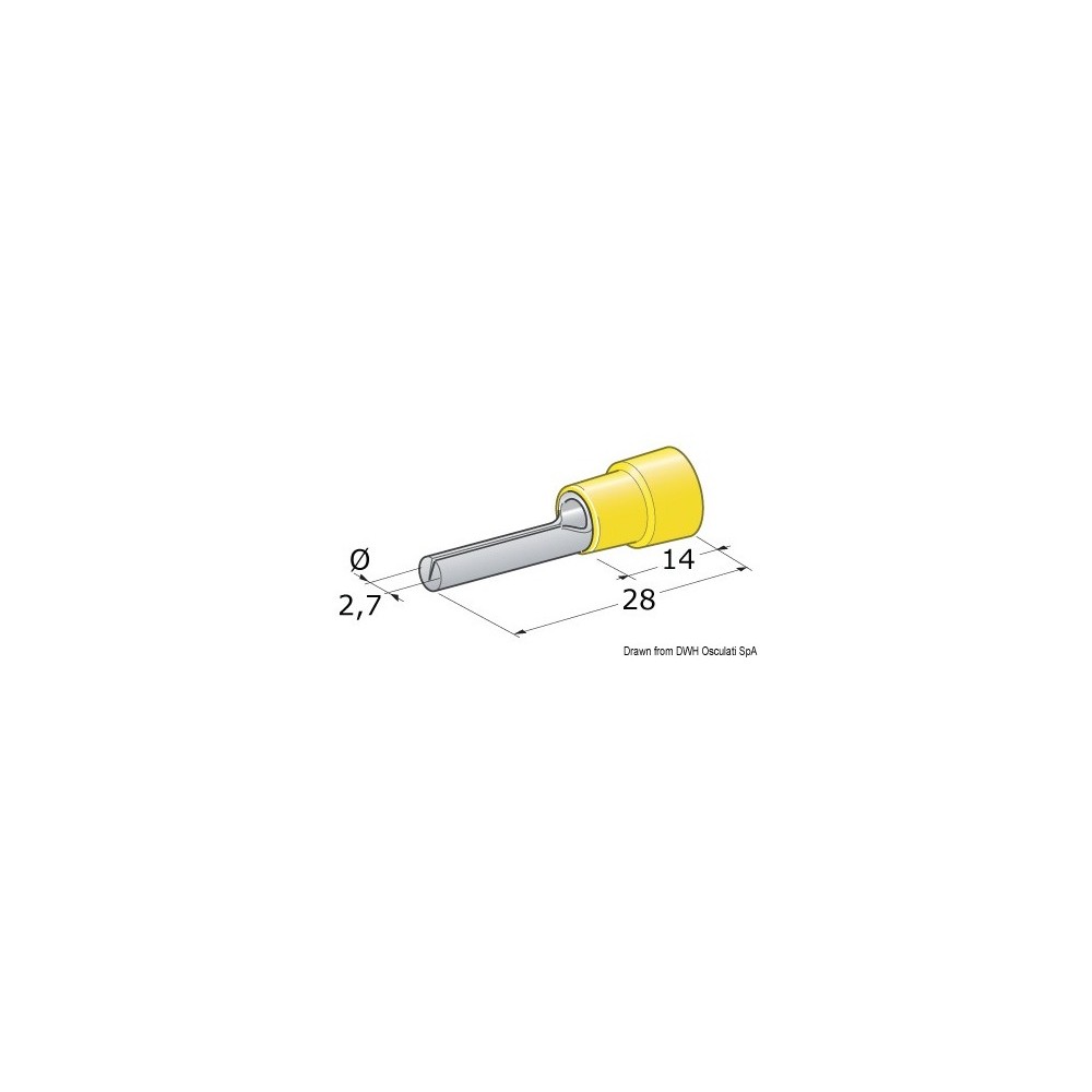 Fiche + jonction mâle 2.5-6 mm²