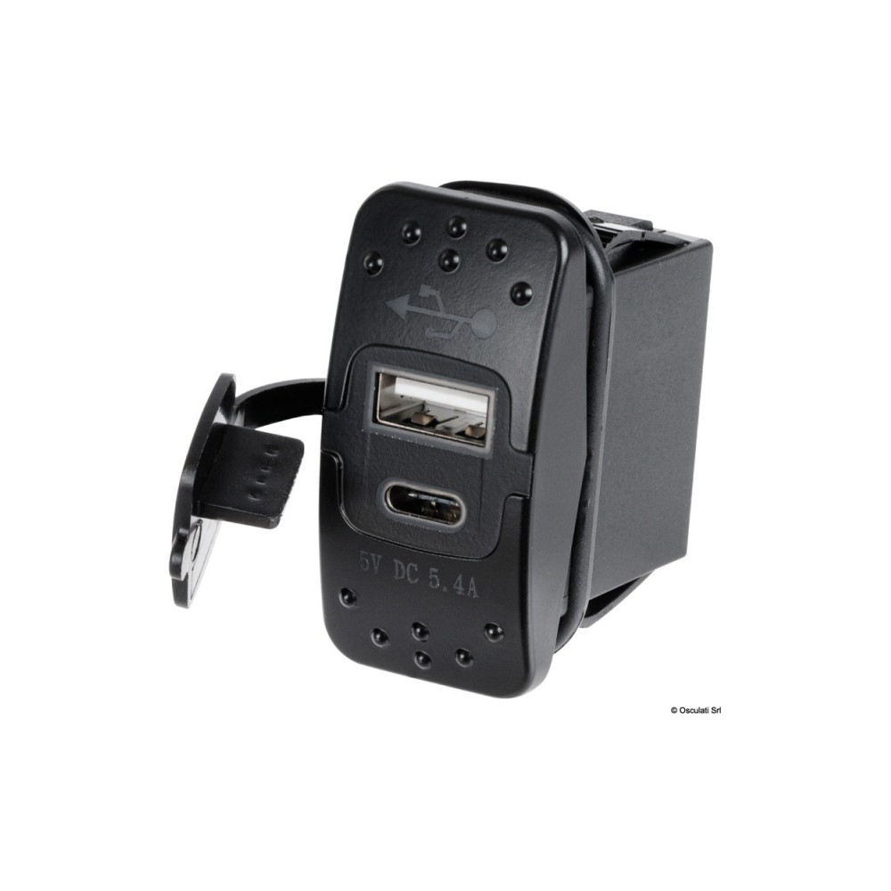Prise USB-A + USB-C