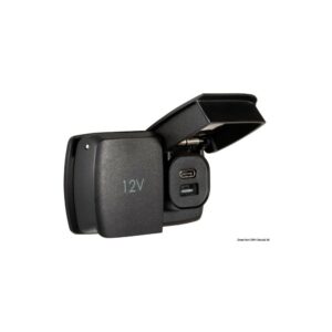 Prise SCANSTRUT Flip Pro Duo USB-A+USB-C 12 V