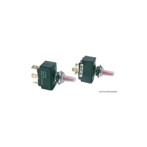 Interrupteur lumineux levier ON-OFF-ON