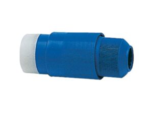 Fiche 30 A 220 V bleu