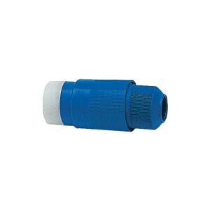 Fiche 30 A 220 V bleu