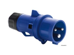 Fiche de courant standard tripolaire mâle IP67 16A