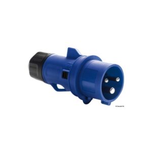 Fiche de courant standard tripolaire mâle IP67 16A