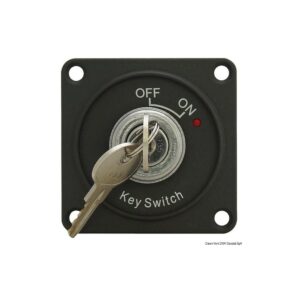 Interrupteur ON-OFF avec clé et témoin LED