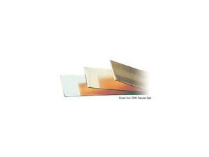Bande cuivre zingué 2 x 20 mm (barre 4,20 m)