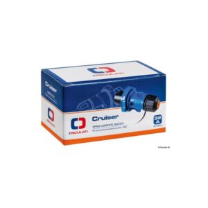 Fiche Cruiser 32A noir et capuchon fermeture inox