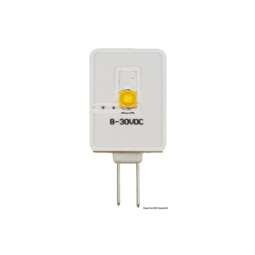 Ampoule LED - culot G4 latéral 12/24 V 1,5 W