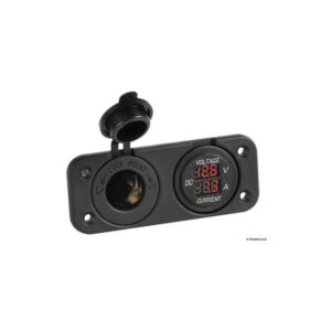 Voltmètre et ampèremètre numérique, prise 12 V
