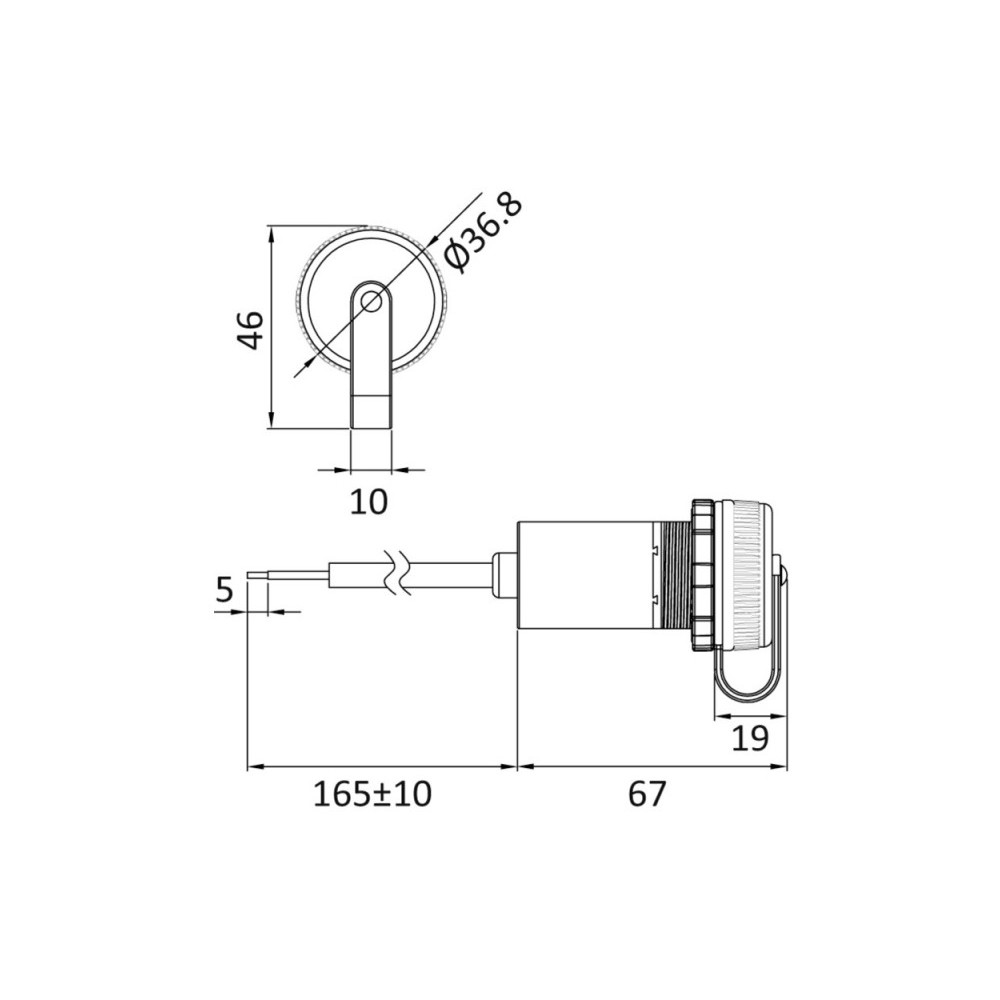Prise étanche USB-A + USB+C avec couvercle – Image 2