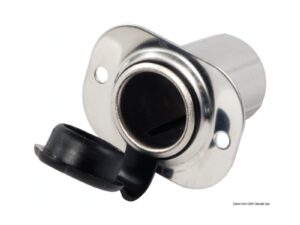 Prise inox pour téléphone portable ou allume-cigar