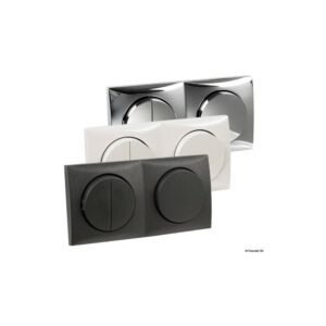 Bouton double Blanc