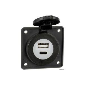 Prise double USB A+C 3+3A BERKER
