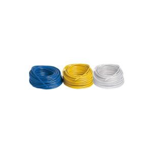 Câble électrique tripolaire jaune rouleau 50 m