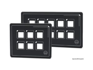 Panneau électronique touch-control 6 interrupteurs
