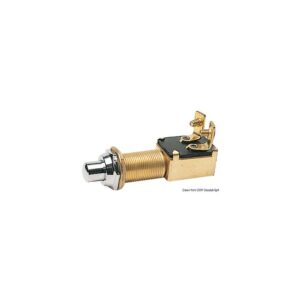 Bouton en laiton chromé 15 x 25 mm
