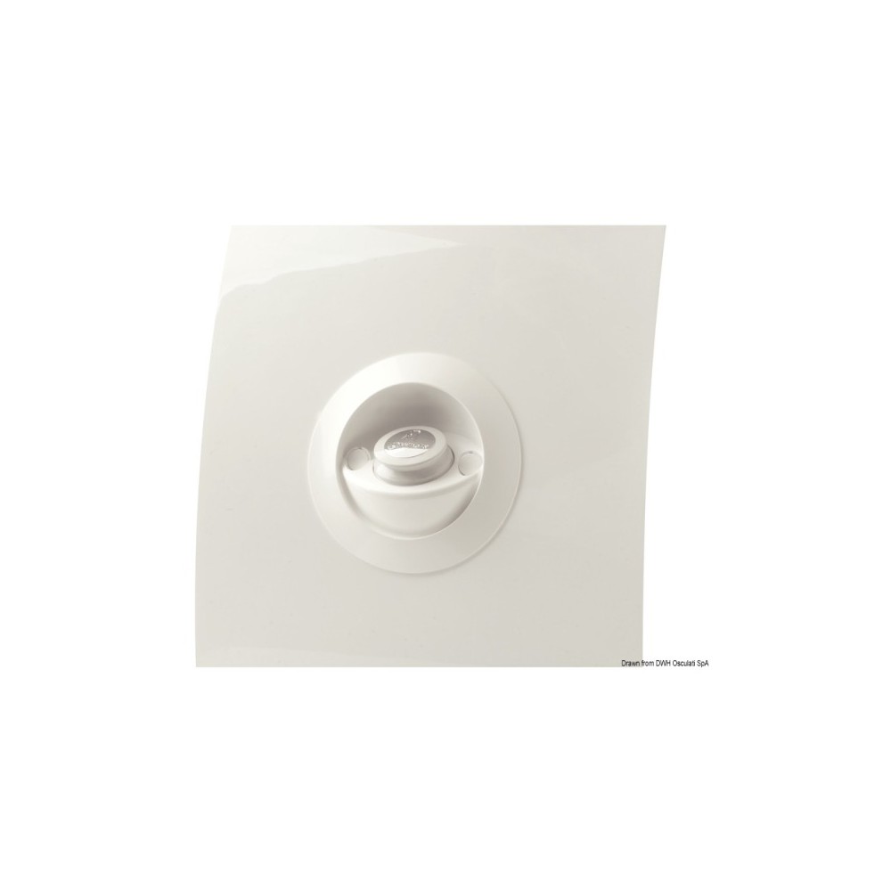 Douche intégrée WHALE Twist Mk2 blanche 150x120 mm