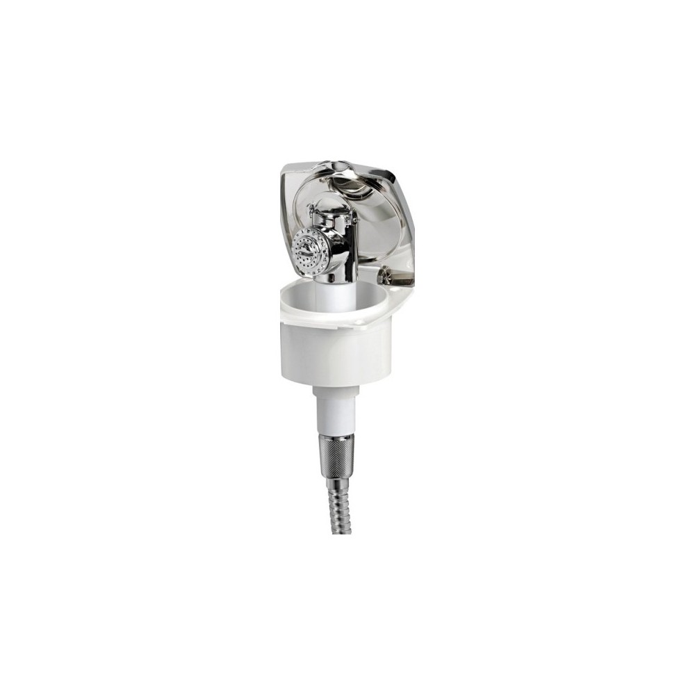 Douche New Edge chromée tuyau PVC 2,5 m
