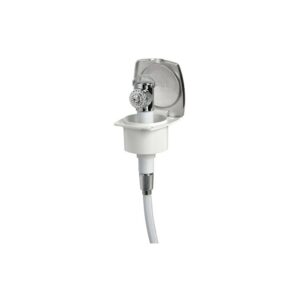 Douche inox New Edge tuyau PVC 2,5 m
