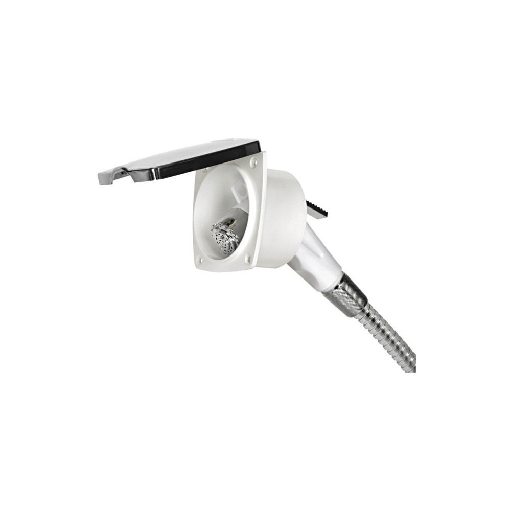 Coffret douche chromé New Edge tuyau inox 2,5 m