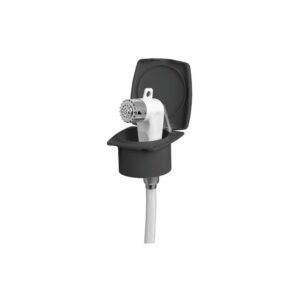 Douche Boris finition noire tuyau PVC 2,5 m