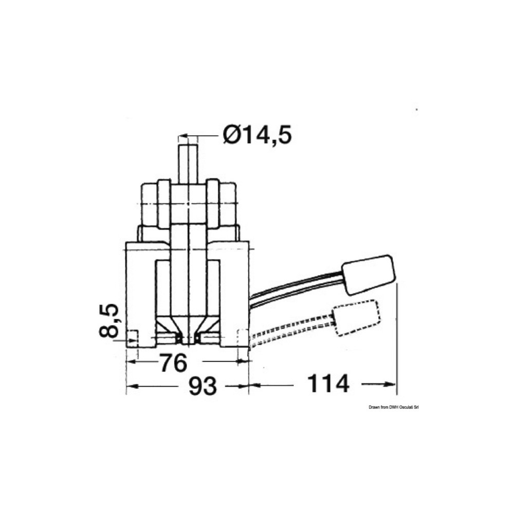 Pompe à pédale pour lavabo à double effet – Image 2