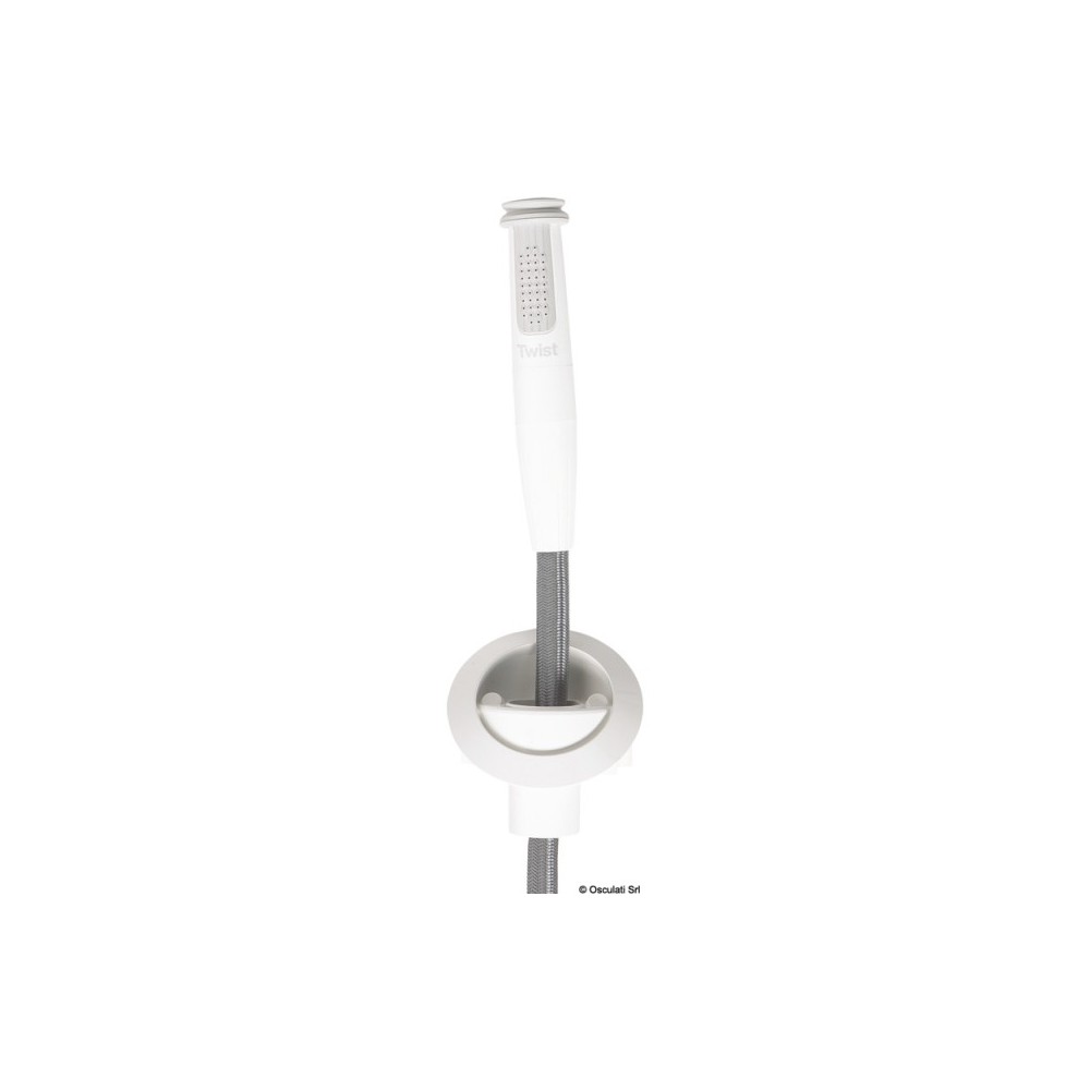 Douche intégrée WHALE Twist Mk2 blanche 150x120 mm – Image 5