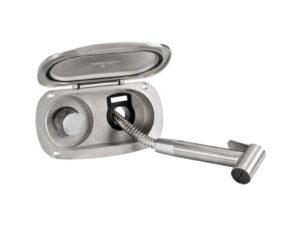 Douche de pont Elissa dusche Tiger tuyau Inox 5 mm