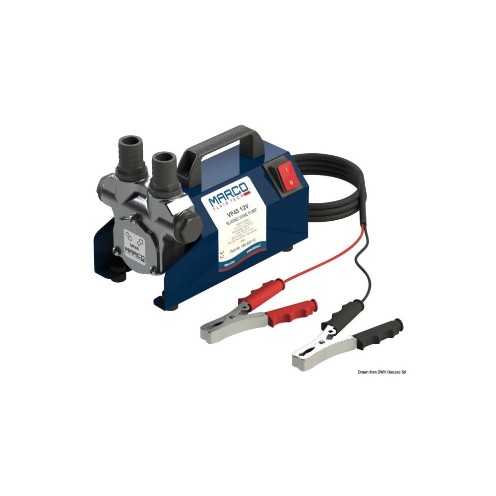 Electropumpe p. transvasement gasoil/huile 12 V