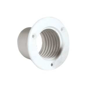 Douille en plastique blanche pour tuyau