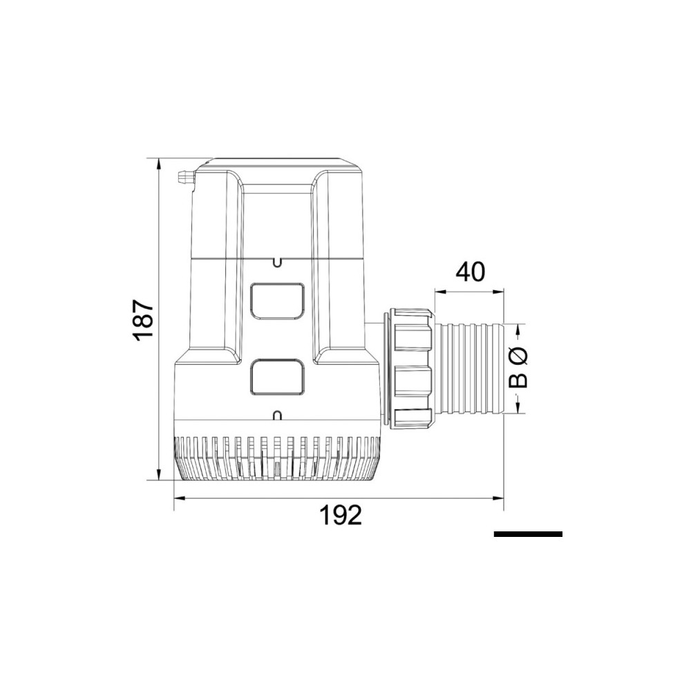 Pompe de cale immergée Europump II 1100 12 V – Image 7
