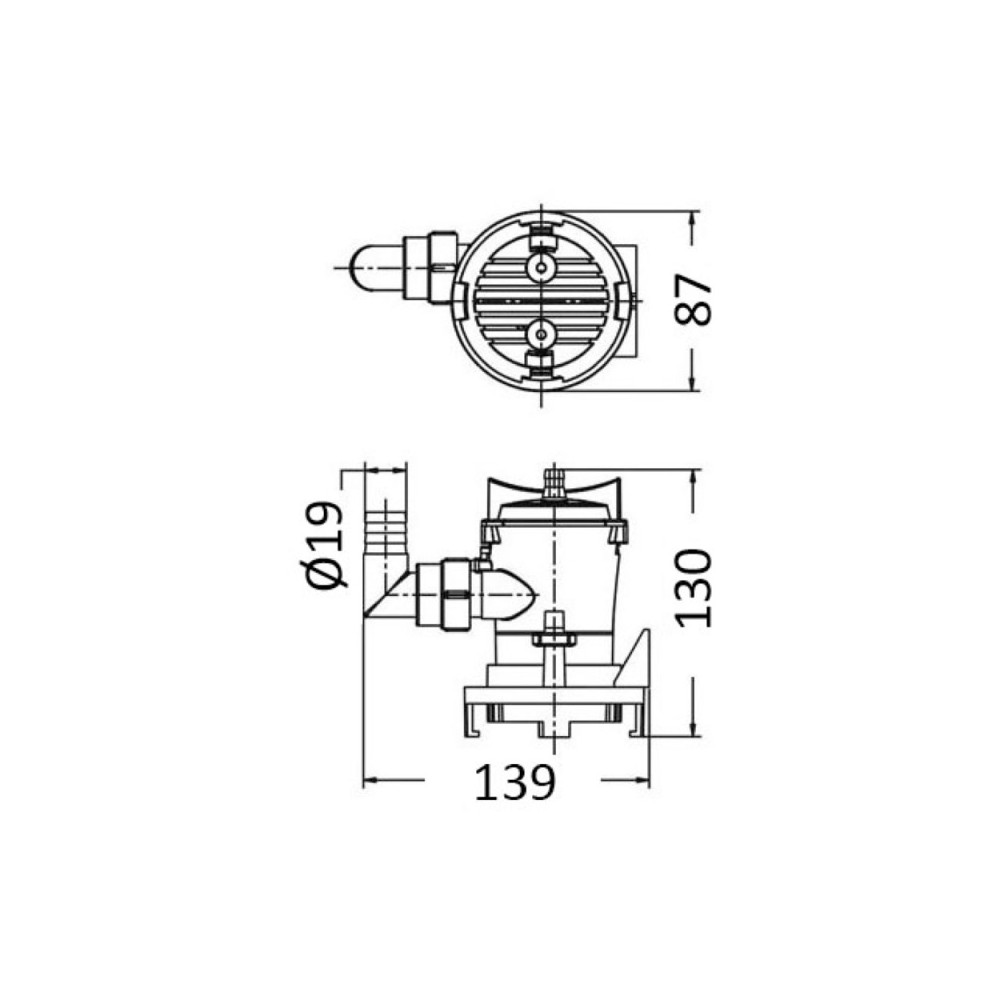 Pompe immersion d'aeration p. poissons Europump – Image 2