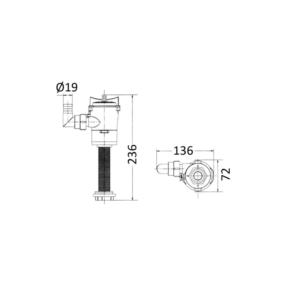 Pompe cloison en ligne d'aeration Europump – Image 2