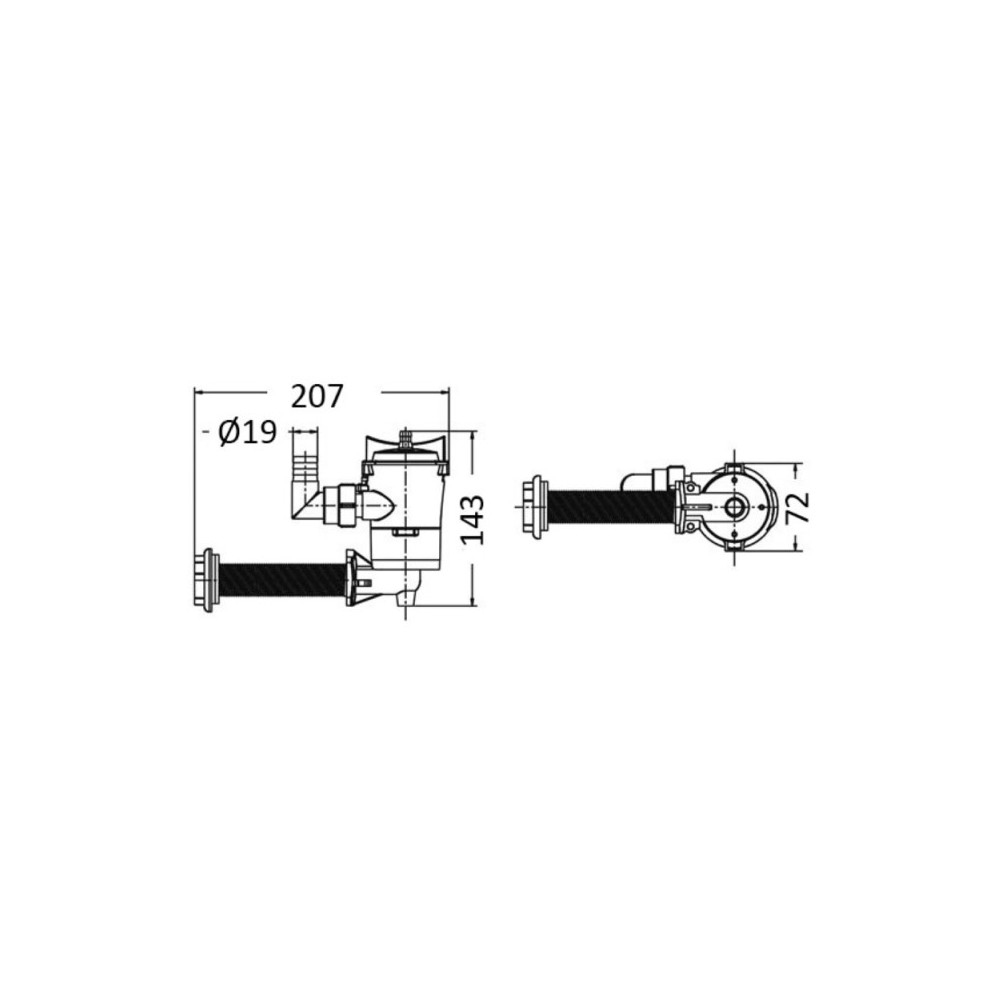 Pompe cloison 90° d'aeration Europump – Image 2