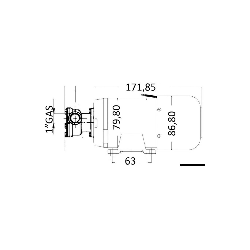 Pompe de cale auto-amorçable 24 V 80 l/min – Image 2