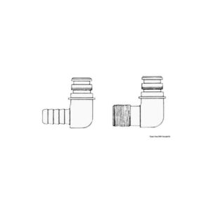 Raccord de rechange p. pompes Flojet embout 1/2"