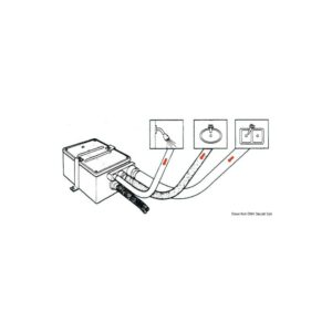 Collecteur eaux usées avec pompe Attwood 12V 27l/m