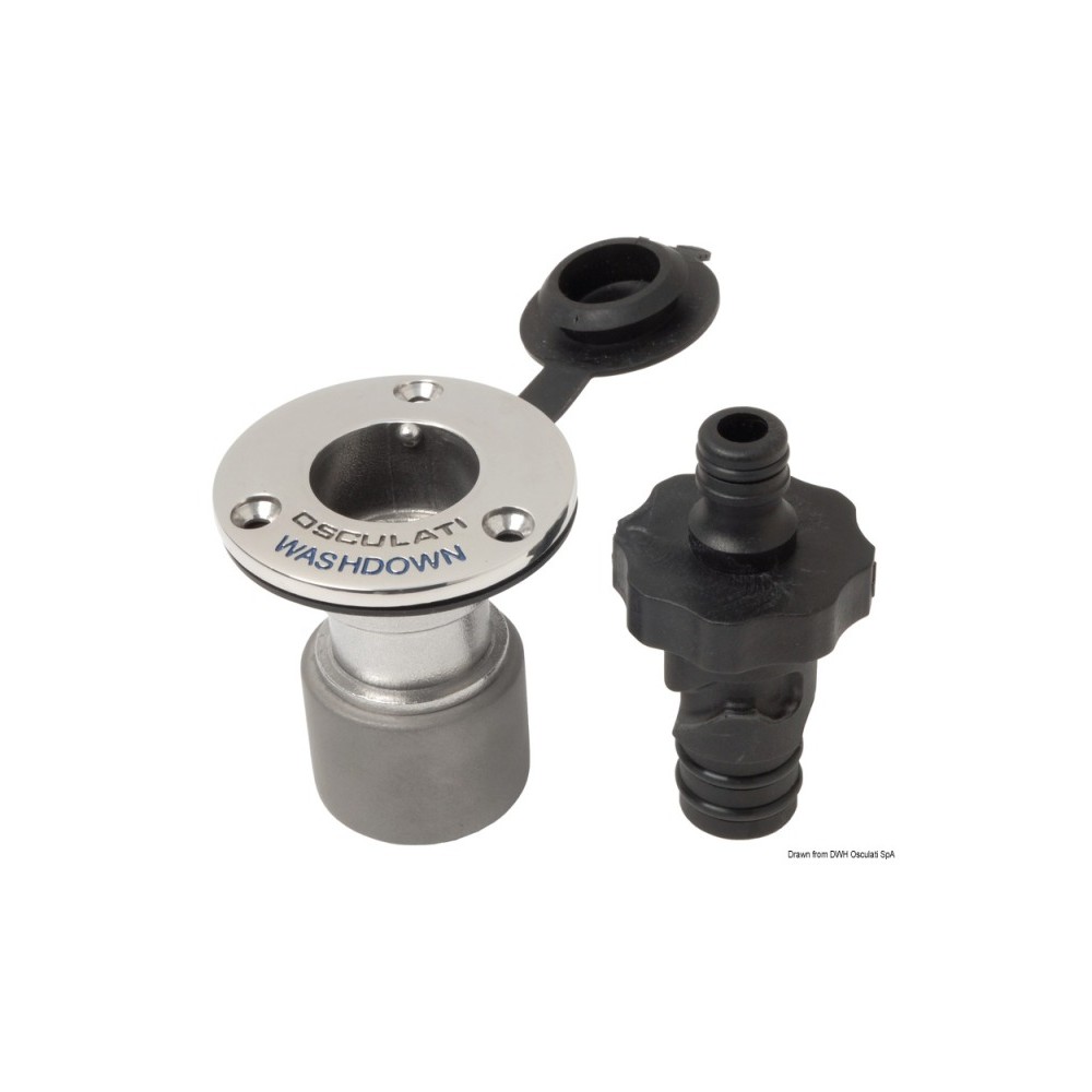 Attache baïonette + raccord plastique droit – Image 2