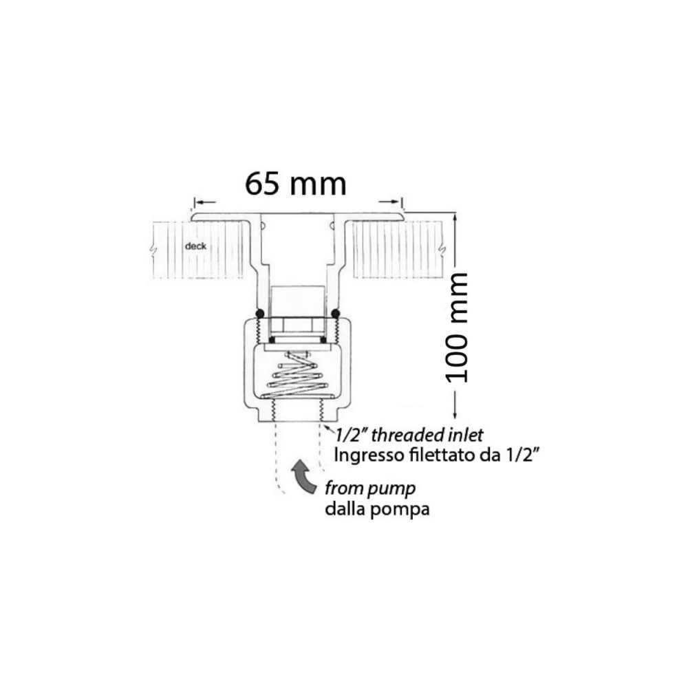 Attache baïonette + raccord plastique droit – Image 3
